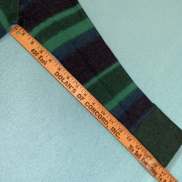 TERRA & SKY henley long sleeve waffle thermal pullover green blue top size 14W - Picture 13 of 13